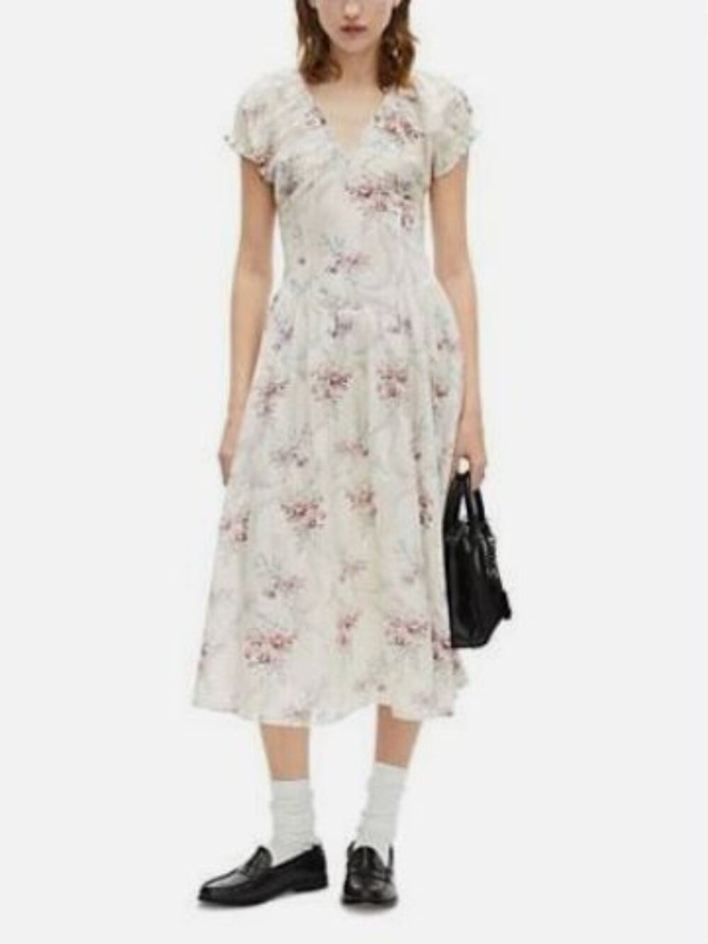 The Kooples Long Imprimée Dress Size 1-MSRP $420